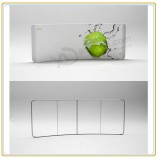 Factory direct sale high quality 20ft Horizontal Curved Wave-Line Display with Printing Graphic