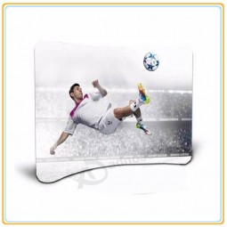 Factory direct sale high quality 8ft Horizontally Curved Tension Fabric Back-Wall Display
