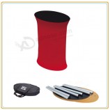 Factory direct sale high quality Portable Oval Promotion Counter/Display Sign Banner Stand
