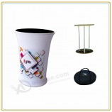 Factory direct sale high quality Oval Tension Fabric Counter with Stretchy Graphic