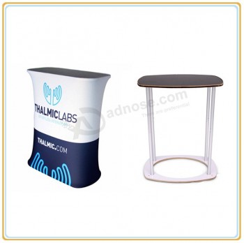 Factory direct sale high quality New Pop up Rectangle Stretched Fabric Tension Counter