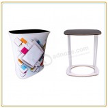 Factory direct sale high quality Portable Folding Promotion Counter with Tension Fabric Graphic