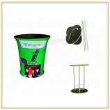 Factory direct sale high quality Trade Show Oval Aluminum Promotion Counter