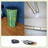 Factory direct sale high quality Tension Fabric Exhibit Oval Counter for Trade Show
