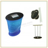 Factory direct sale high quality Lightweight Economical Indoor Oval Tension Display Counter