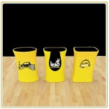Factory direct sale high quality Oval Tension Fabric Podium Counter for Product Show