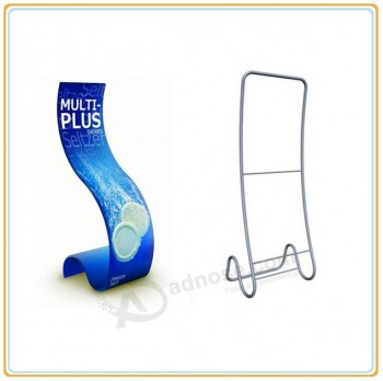 Factory direct sale high quality Aluminum Frame Tension Fabric Snake Display Stand