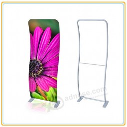 EXposição diretUma do cUmarrinho dUma bUmandeirUma do estilo dUma UmaltUma quUmalidUmade dUma vendUma dUma fábricUma/Suporte de bUmanner de tecido de tensão em formUma de s