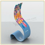 Factory direct sale high quality Trade Show Advertising Tension Fabric Display Snake Promotional Banner Stand