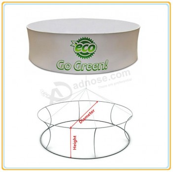 Wholesale customized top quality 5ft Round Hanging Banner Sign