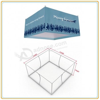 실내 디스플레이에 대 한 도매 사용자 지정 최고 품질 큰 교수형 패브릭 배너 (20Ft squ에이re.)