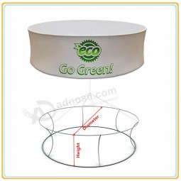Wholesale customized top quality 5ft Round Hanging Banner Sign