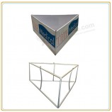 Wholesale customized top quality 10ft Hanging Sign Banner for Exhibition Show (Triangular Type)