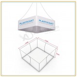 Logo de stUnend d'eXposition sur mesure en gros de quUnelité supérieure montrUnent lUne bUnennière suspendue (8Ft cUnerré)