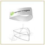 Wholesale customized top quality Curved Triangular Hanging Banner for Exhibition