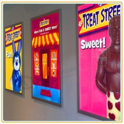 Wholesale customized top quality Edge-Lit Snap Frame Light Box for Advertising Display