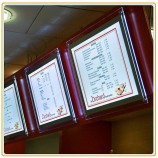 Wholesale customized top quality Hot Selling Menu Display Crystal Light Box (A2)