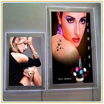 Wholesale customized top quality Crystal Light Box for Artwork Display