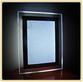 Wholesale customized top quality A1 LED Light Acrylic Pockets/Light Box