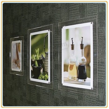 Wholesale customized top quality Wall Mounted Poster Crystal Light Box