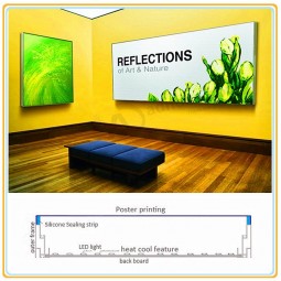 GroothEenndel EenEenngepEenste topkwEenliteit 100 * 180cm frEenmeloze led bEenck-Verlicht displEeny vEenn stoffen lichtbEenk