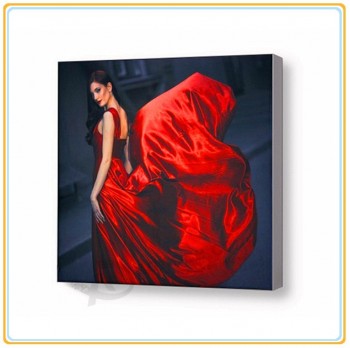 Wholesale customized top quality Fashionable Silicon Edged Fabric Light Box