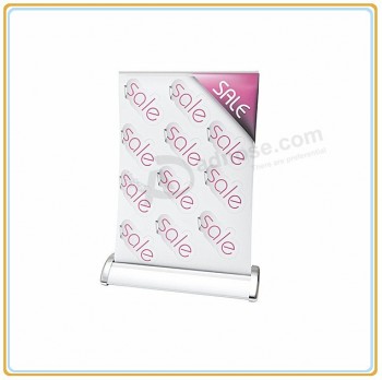 Wholesale customized high quality A4 Desktop Roll up Banner Stand