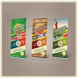 Wholesale customized high quality Economic 85*200cm Pop up Banner Stand