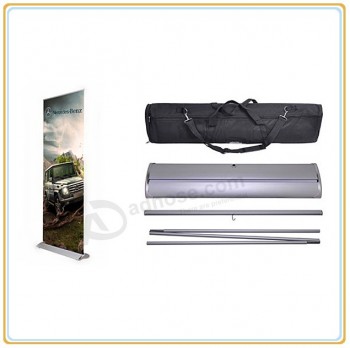 Wholesale customized high quality Deluxe 85*200cm Retractable Banner Stand/Pop up Poster Stand