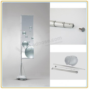Factory direct wholesale customize top quality 4m Telescopic Aluminium Flagpole Banner Stand