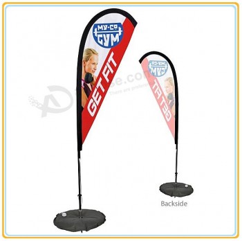 Wholesale customized high quality Flying Banner/Display Outdoor Advertising Beach Banner Flag Wholesales (3.5m)