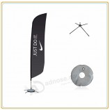 Wholesale customized high-end 3.5m Advertising Double Side Printing Polyester Feather Flag