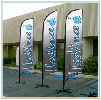 Wholesale customized high-end Outdoor Custom Polyester Feather Flags and Banners (3.5m)