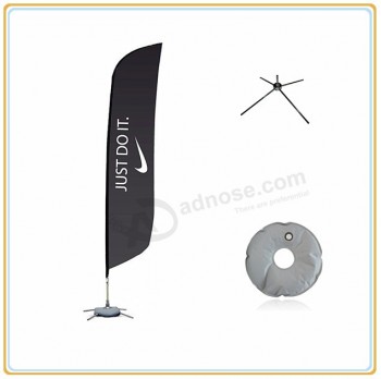 Wholesale customized high-end 3.5m Advertising Double Side Printing Polyester Feather Flag