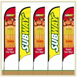 Wholesale customized high-end Portable Outdoor Promotional Feather Flag (4.5m)