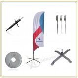 Wholesale customized high-end 5.5m Custom Flags Banner/Outdoor Advertising Flying Feather Beach Flag
