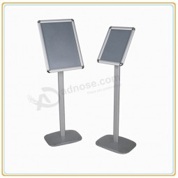 Factory direct wholesale customize top quality Aluminum Poster Stand with Plastic Base (A4)