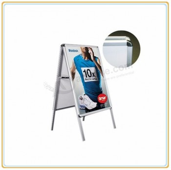 Factory direct wholesale customize top quality Display Rack A1 A2 Double Sides Aluminum Poster Stand with your logo
