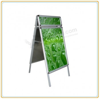 Factory direct wholesale customize top quality Aluminum Outdoor Poster Stand /Double Sided Photo Frame Stand