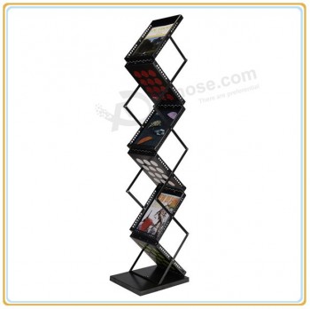 Factory direct wholesale customize top quality A4 Brochure Holder Collapsible Magazine Rack