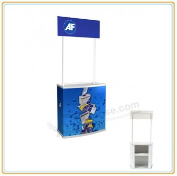 Factory direct wholesale customize top quality PVC Promotion Table PVC Material Promotion Counter