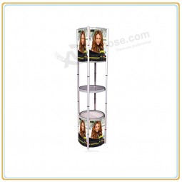 Wholesale customized high quality Promotional Display Rack with Folding Shelves