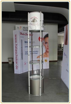 Wholesale customized high quality Trade Fair Portable Showcase with 6-Layer Acrylic Showcases