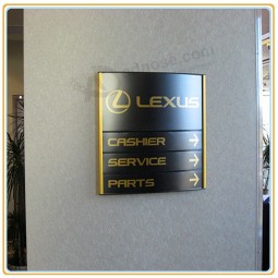 Wholesale customized high quality Aluminum Wayfinding Modular Sign/Office Sign