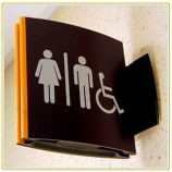 Wholesale customized high quality Curved Projecting Sign/Office Sign Board