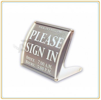 Wholesale customized high quality Meeting Name Sign Holder/Name Plate