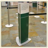 Wholesale customized high quality Indoor Floor-Standing Sign Pole for Information Display