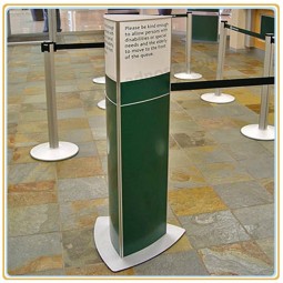 Wholesale customized high quality Indoor Floor-Standing Sign Pole for Information Display