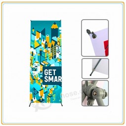 Wholesale customized high quality Portable Lightweight X Banner Stand with Printed 60*160cm PVC Graphic