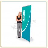 Wholesale customized high quality Aluminum L Roll up Banner Stand